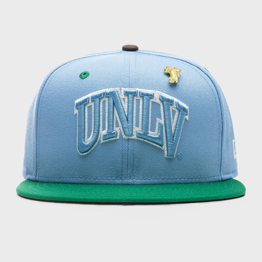 "Earth" 59FIFTY UNLV Rebels - Birdseye Blue/Kelly Green