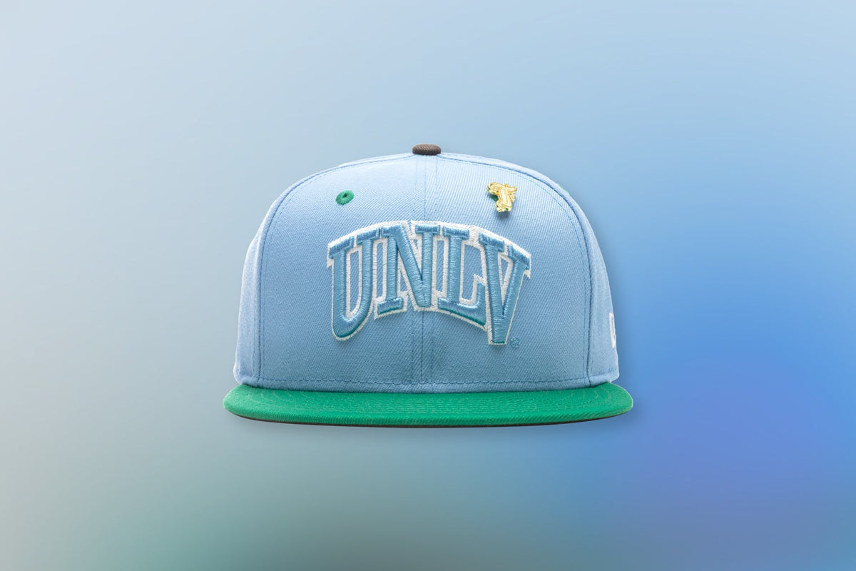 "Earth" 59FIFTY UNLV Rebels - Birdseye Blue/Kelly Green