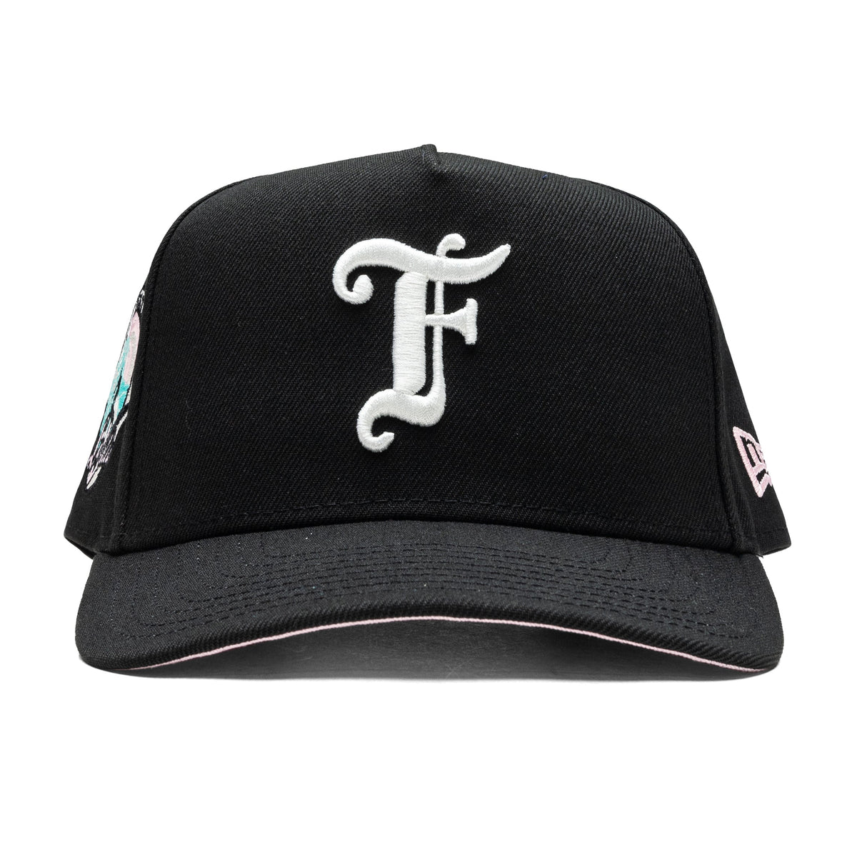 9FIFTY A-Frame Old English F La Jolla - Black/Pink