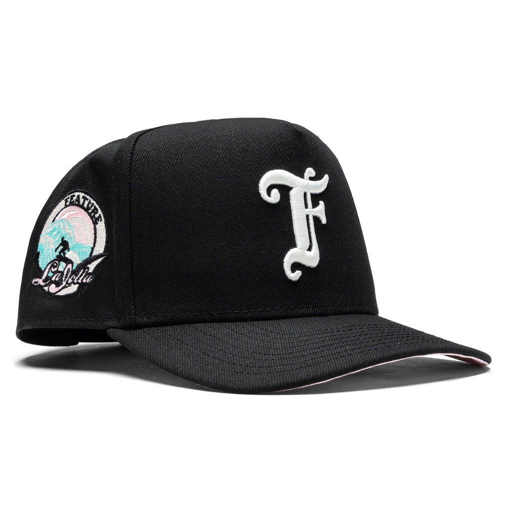 9FIFTY A-Frame Old English F La Jolla - Black/Pink