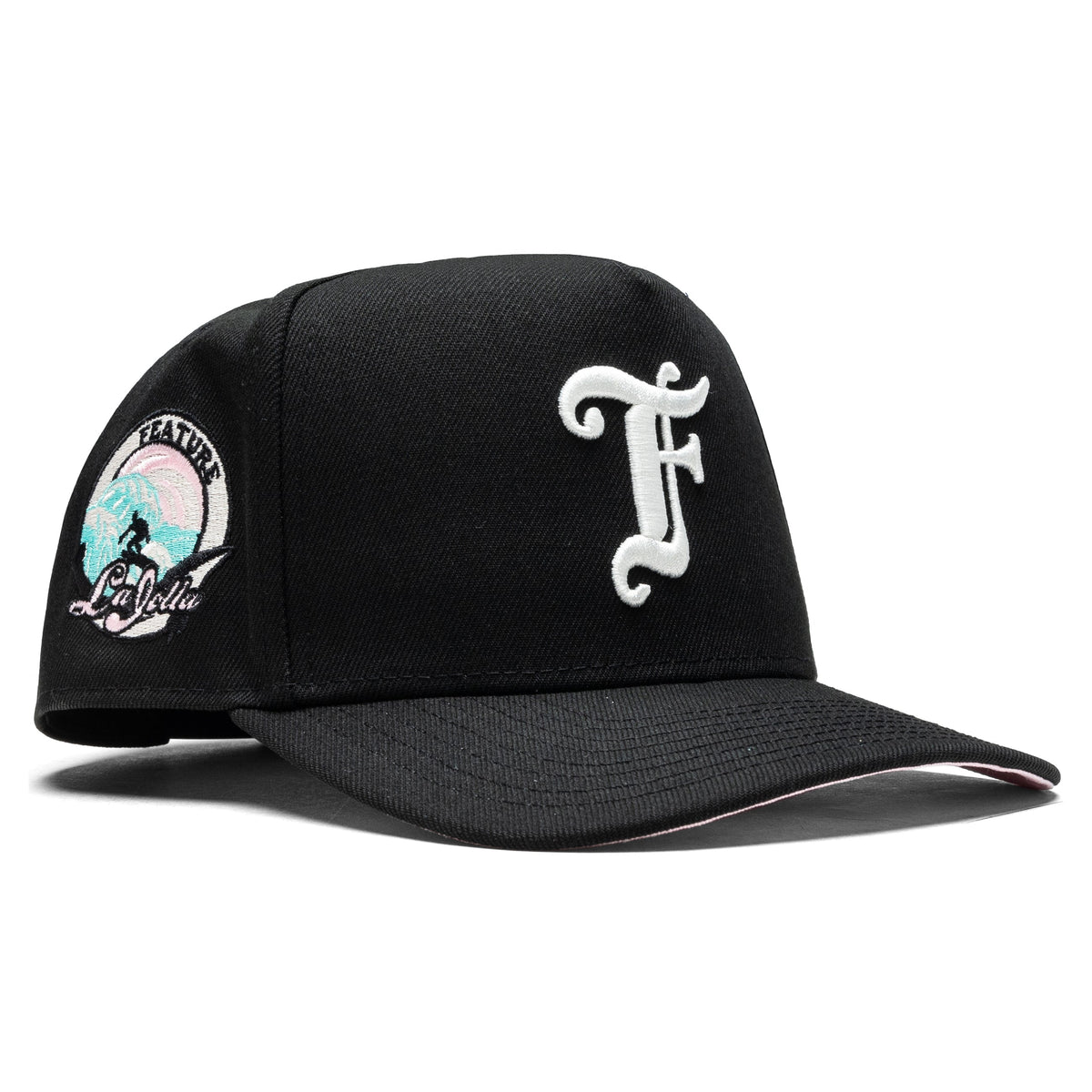 9FIFTY A-Frame Old English F La Jolla - Black/Pink