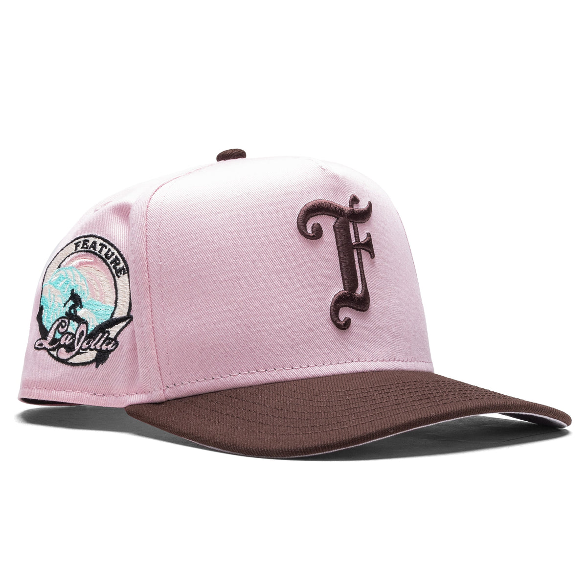 9FIFTY A-Frame Old English F La Jolla - Pink/Walnut