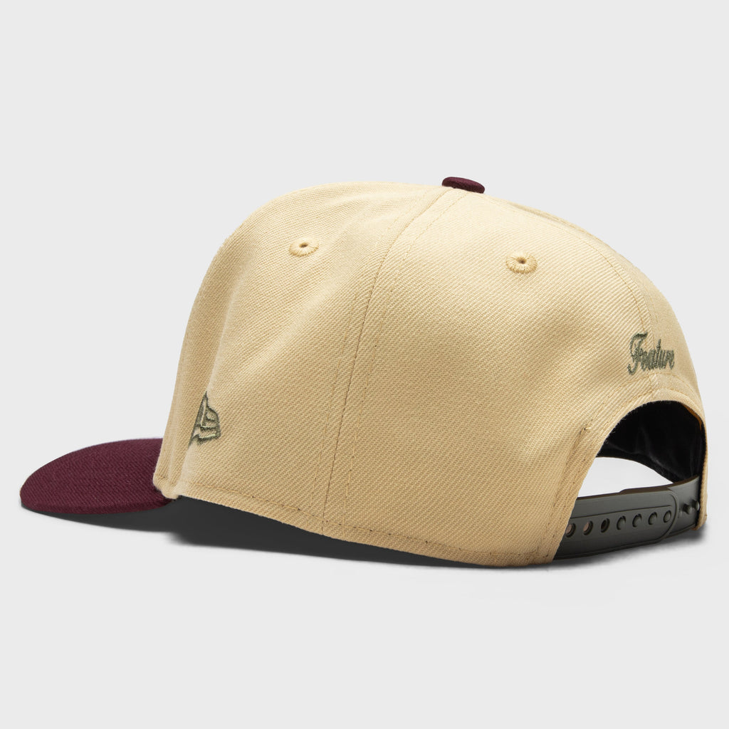 9FIFTY A-Frame Old English F Wynn - Vegas Gold/Maroon