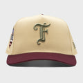 9FIFTY A-Frame Old English F Wynn - Vegas Gold/Maroon