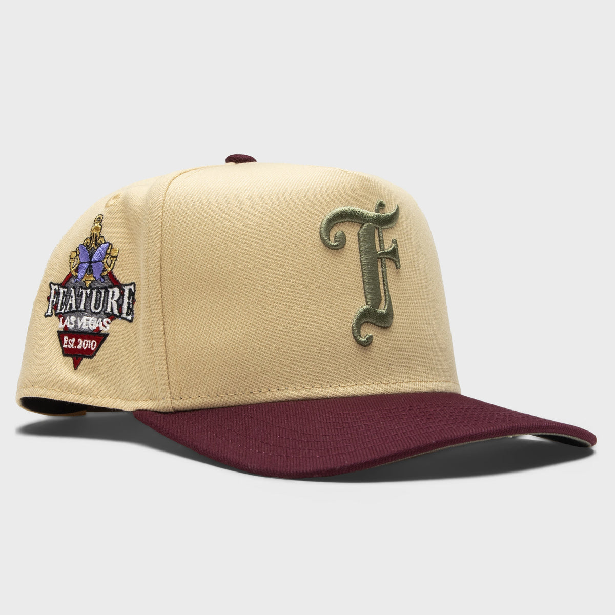 9FIFTY A-Frame Old English F Wynn - Vegas Gold/Maroon