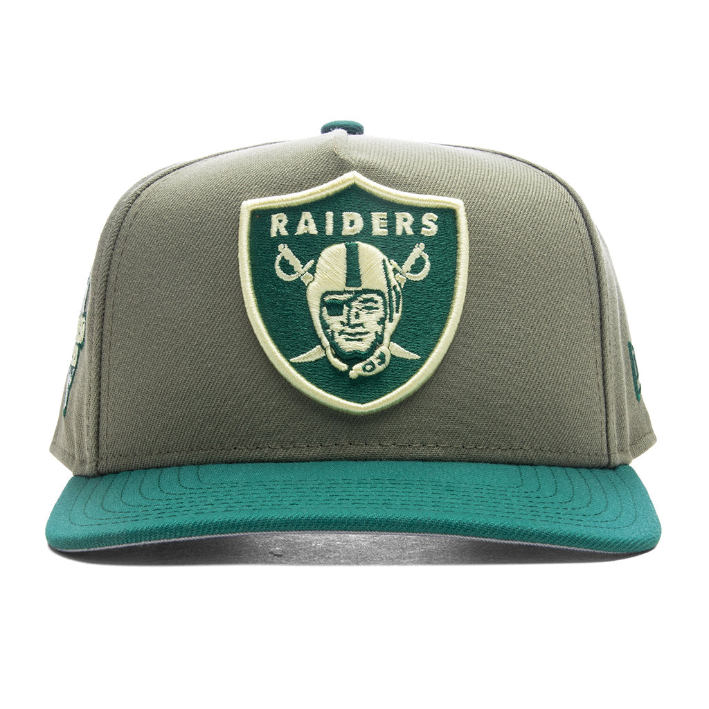 9FIFTY A-Frame Snapback Las Vegas Raiders - Green Back/Emerald Green