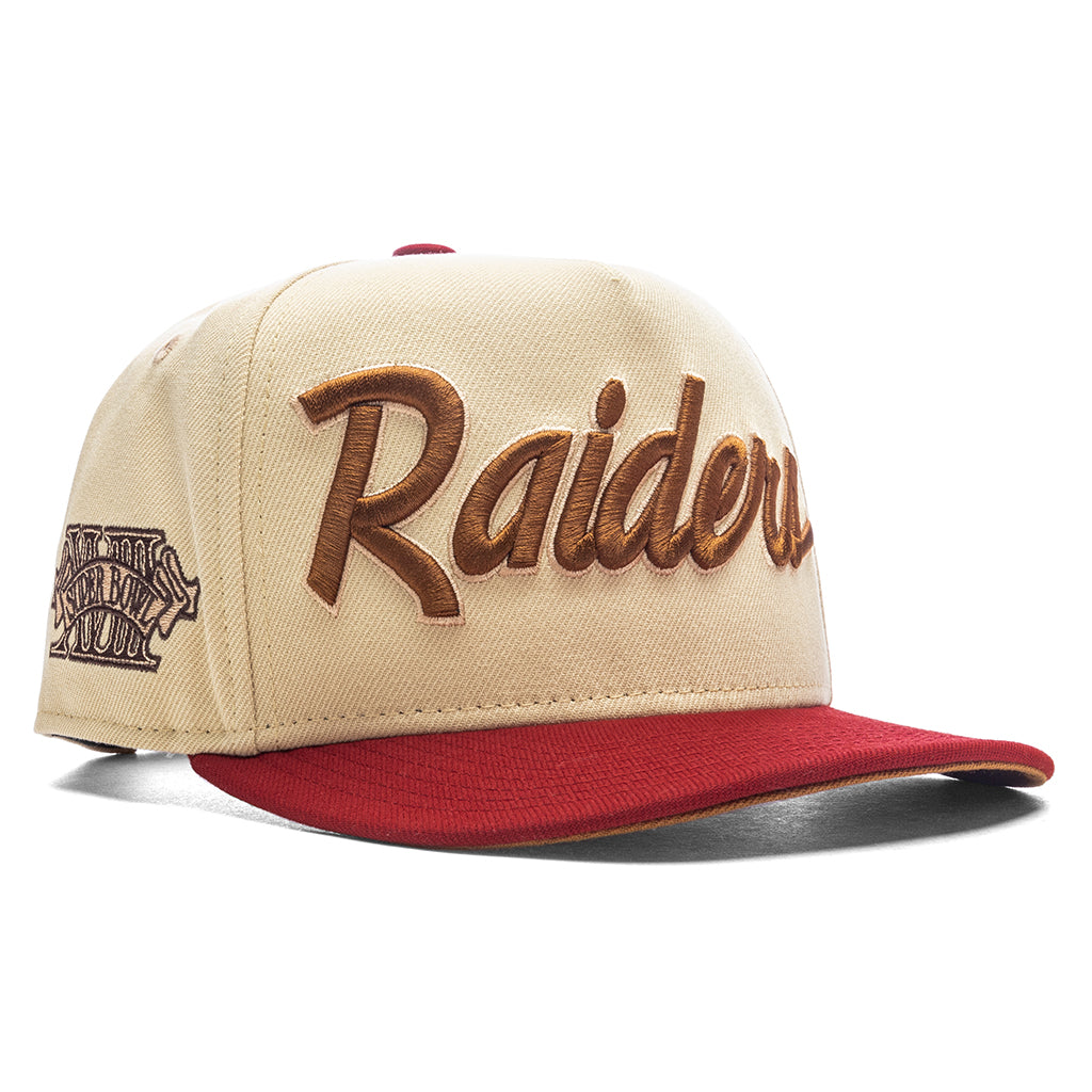 9FIFTY A-Frame Snapback Las Vegas Raiders - Vegas Gold/Brick Red
