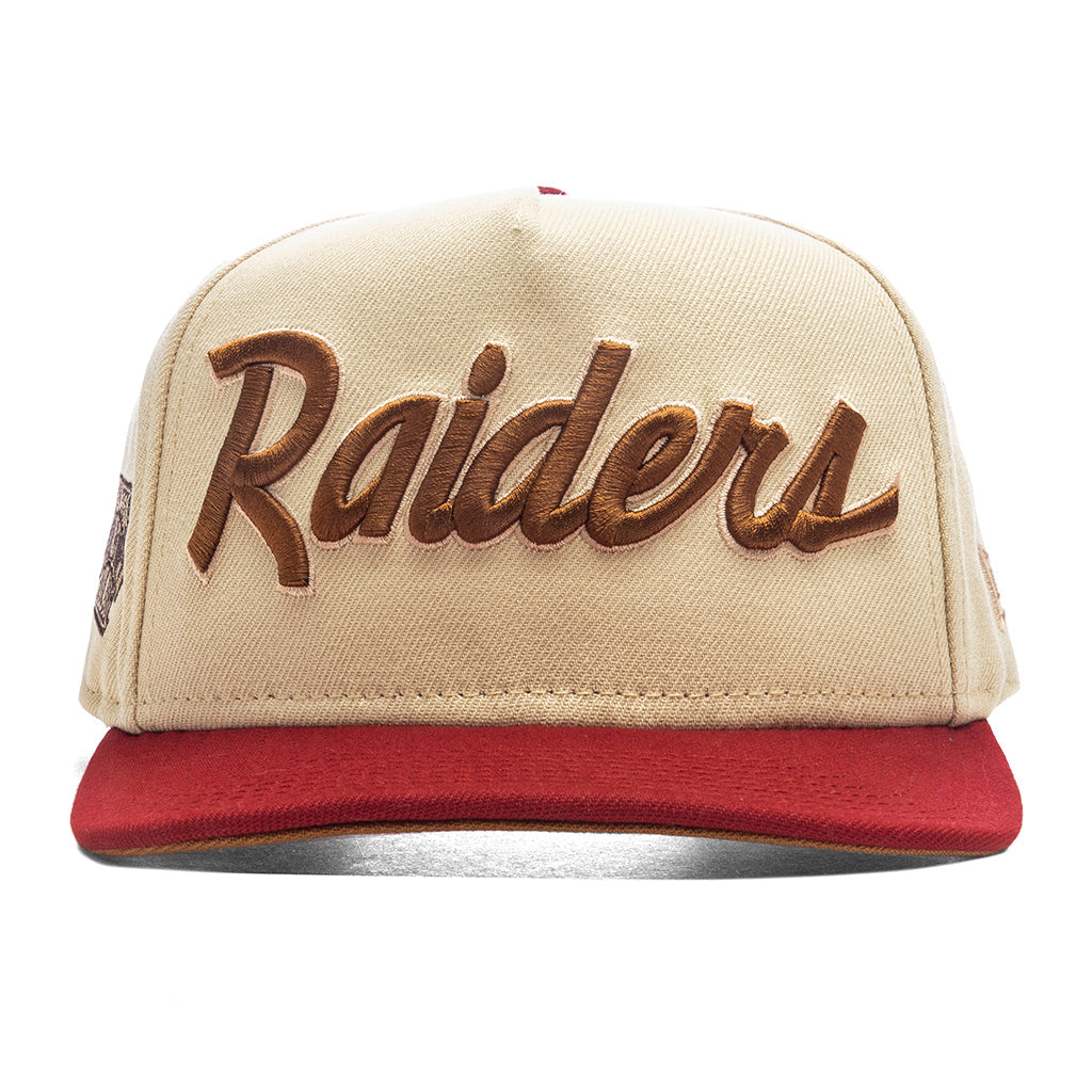 9FIFTY A-Frame Snapback Las Vegas Raiders - Vegas Gold/Brick Red