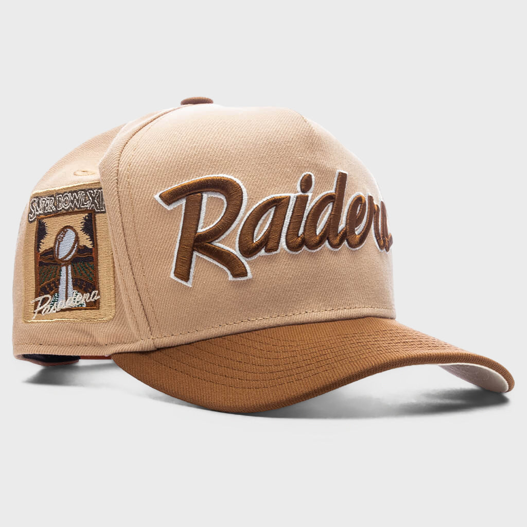 9FIFTY A-Frame Snapback Las Vegas Raiders - Chrome/Pecan