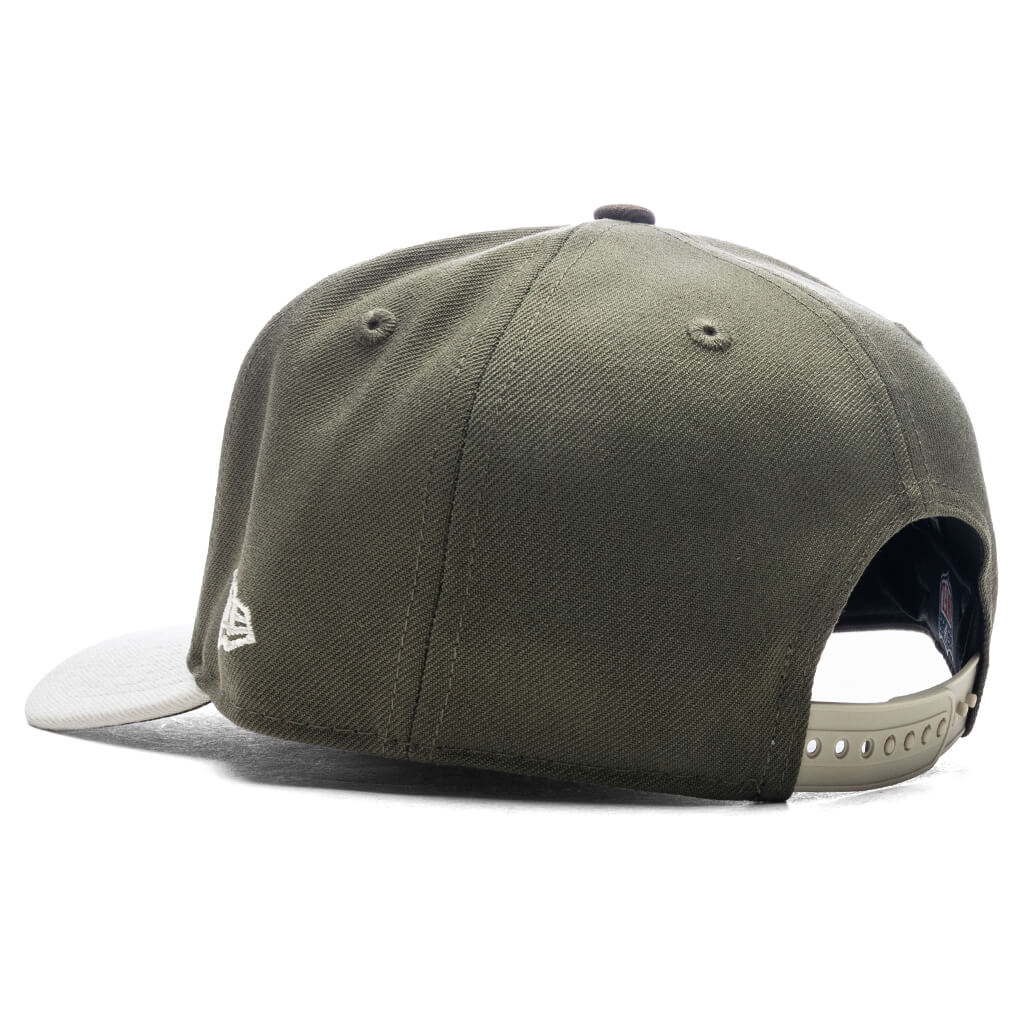 9Fifty A-Frame Snapback Las Vegas Raiders - Olive/Stone