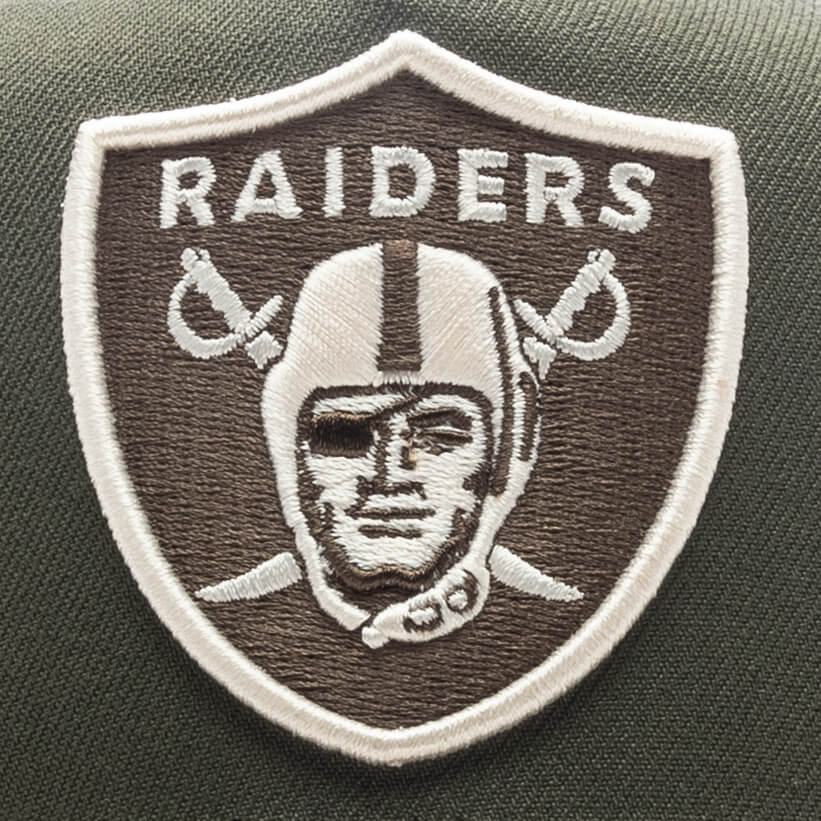 9Fifty A-Frame Snapback Las Vegas Raiders - Olive/Stone