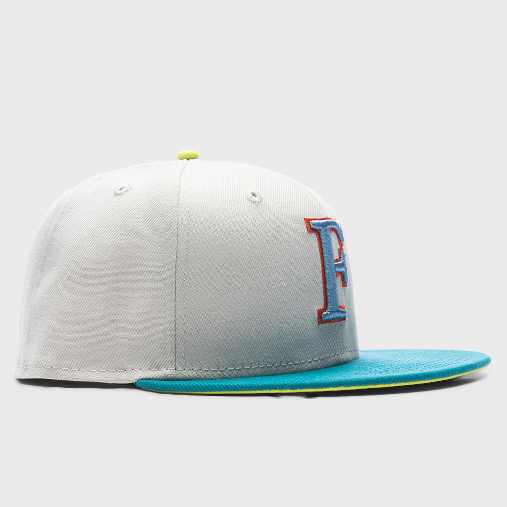 F Logo Tree Of Life NBA 59FIFTY Fitted - Stone
