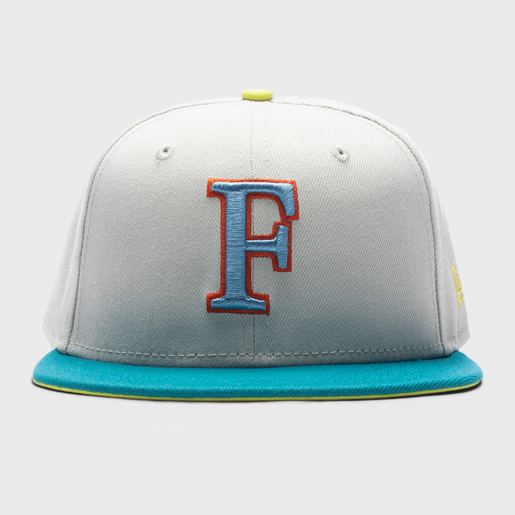 F Logo Tree Of Life NBA 59FIFTY Fitted - Stone