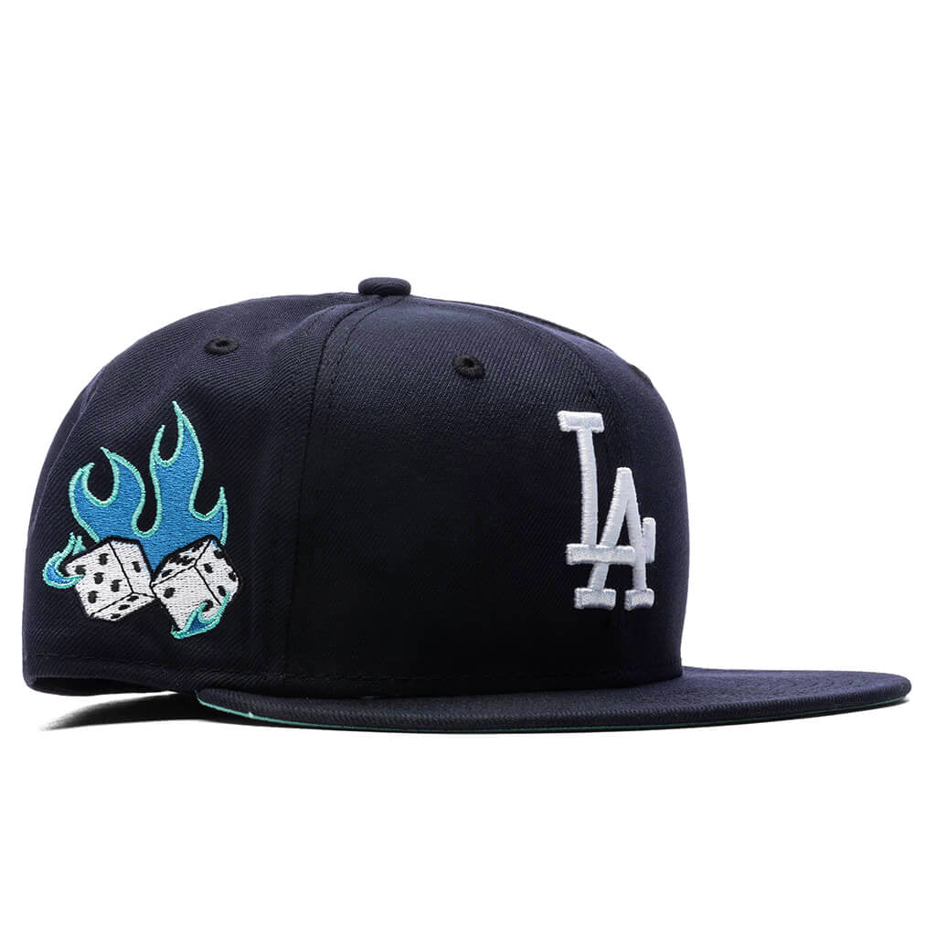 Flaming Dice 59FIFTY Fitted - Los Angeles Dodgers
