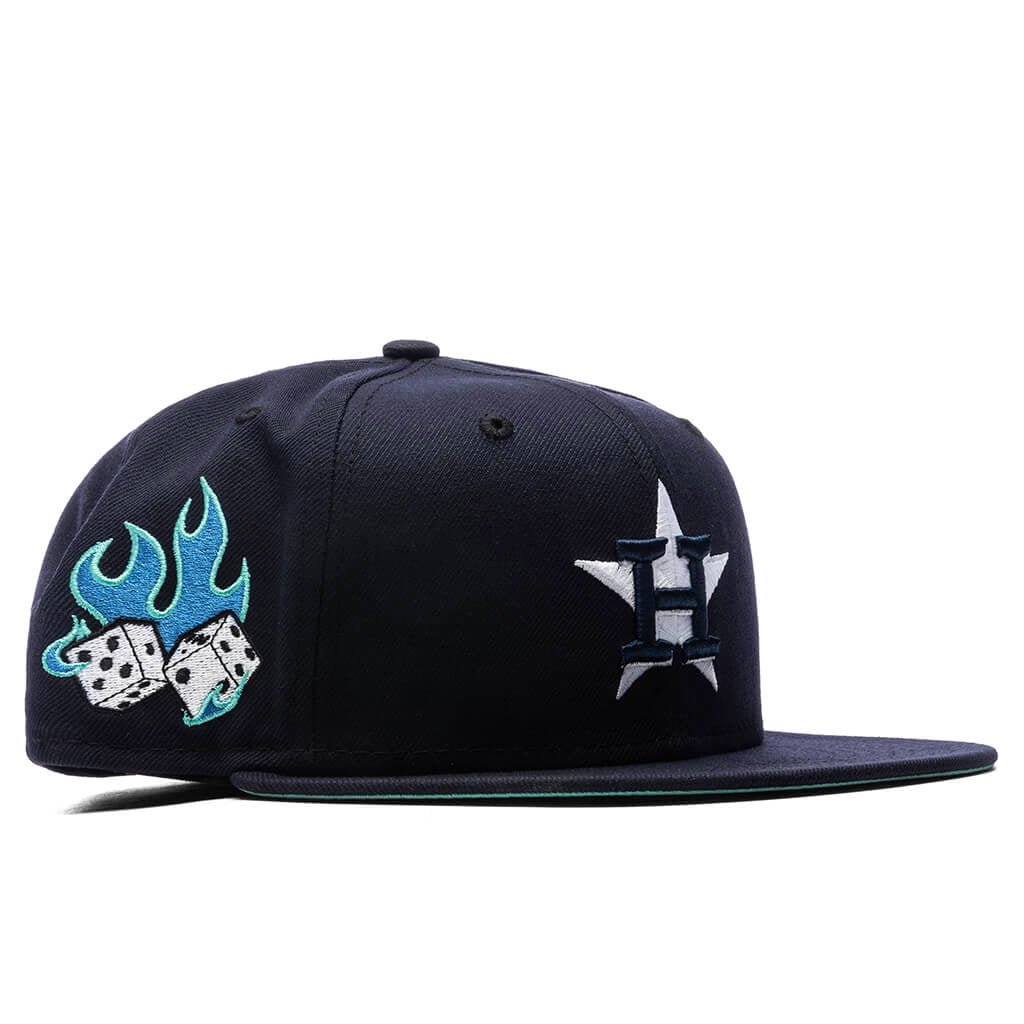 Flaming Dice 59FIFTY Fitted - Houston Astros