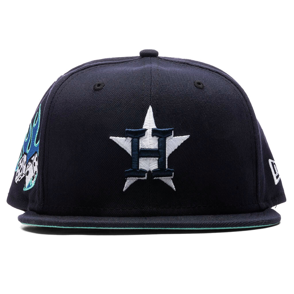 Flaming Dice 59FIFTY Fitted - Houston Astros