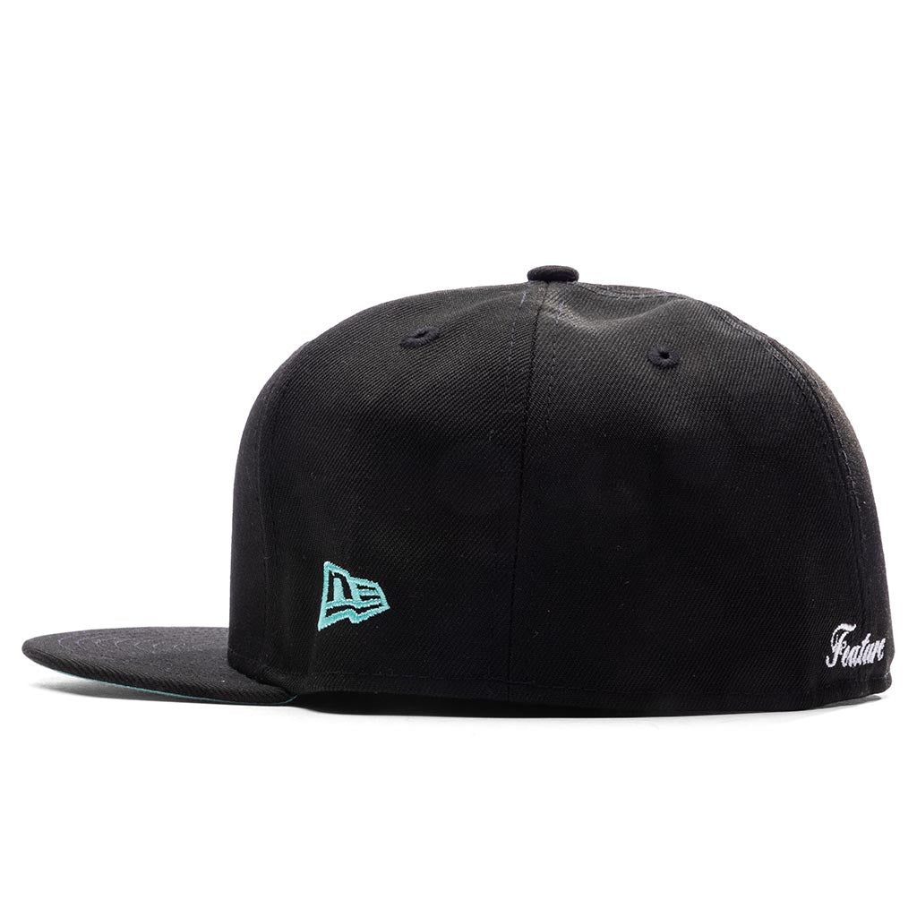 Old English Las Vegas Fitted - Black/Mint