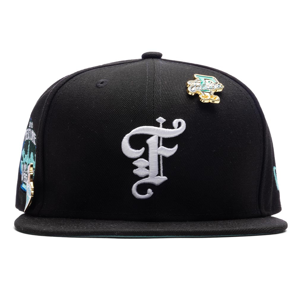 Old English Las Vegas Fitted - Black/Mint
