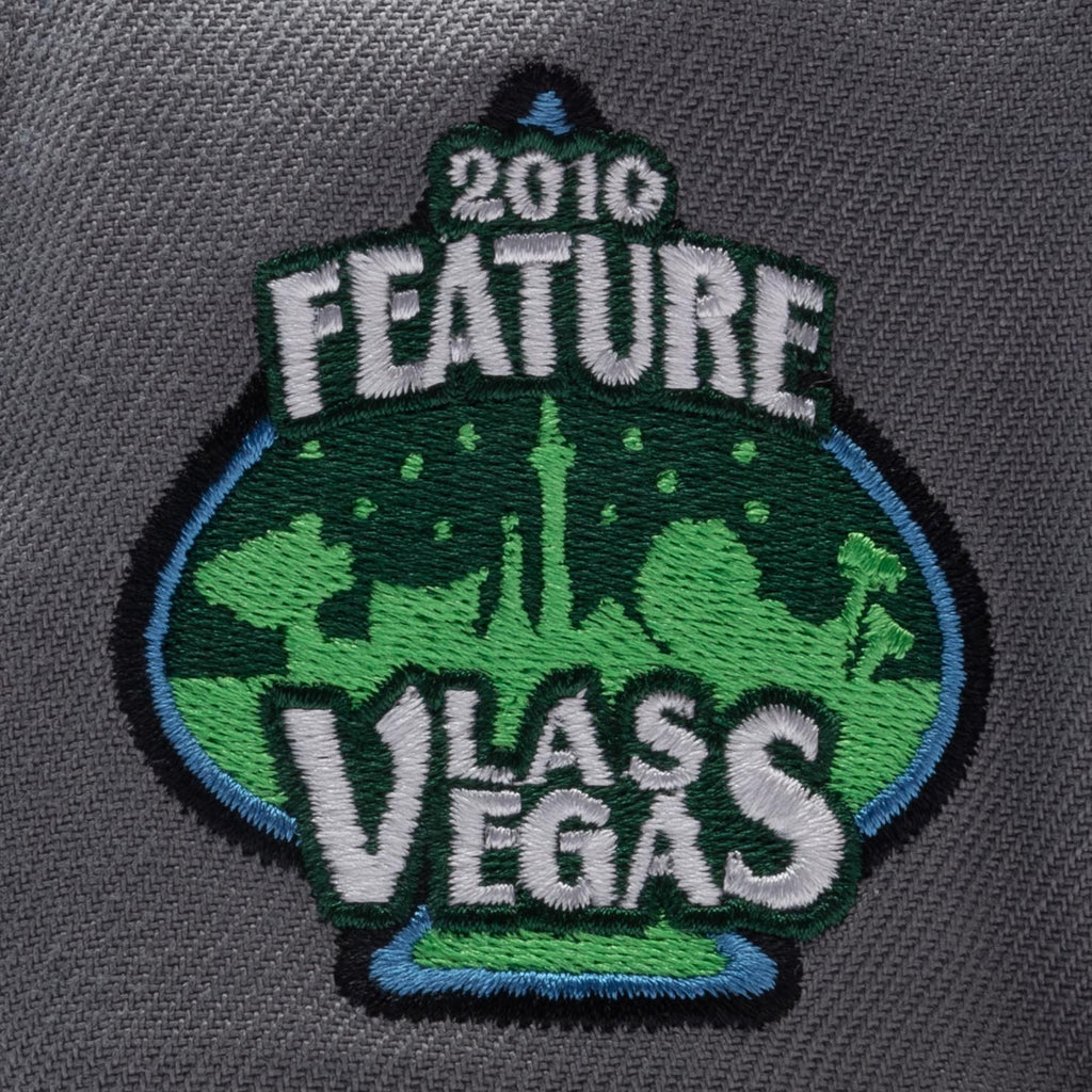 Old English Las Vegas Snapback - Dark Graphite/Green