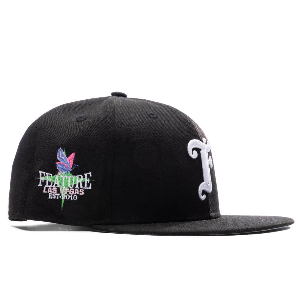 Old English Plaza Snapback - Black/Snow Grey