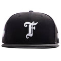 Old English Plaza Snapback - Black/Snow Grey