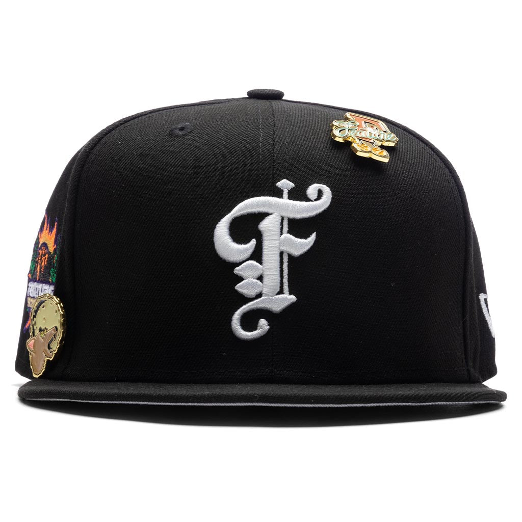 Old English Scottsdale Fitted - Black/Snow Grey