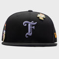 Old English Scottsdale Snapback - Black/Purple