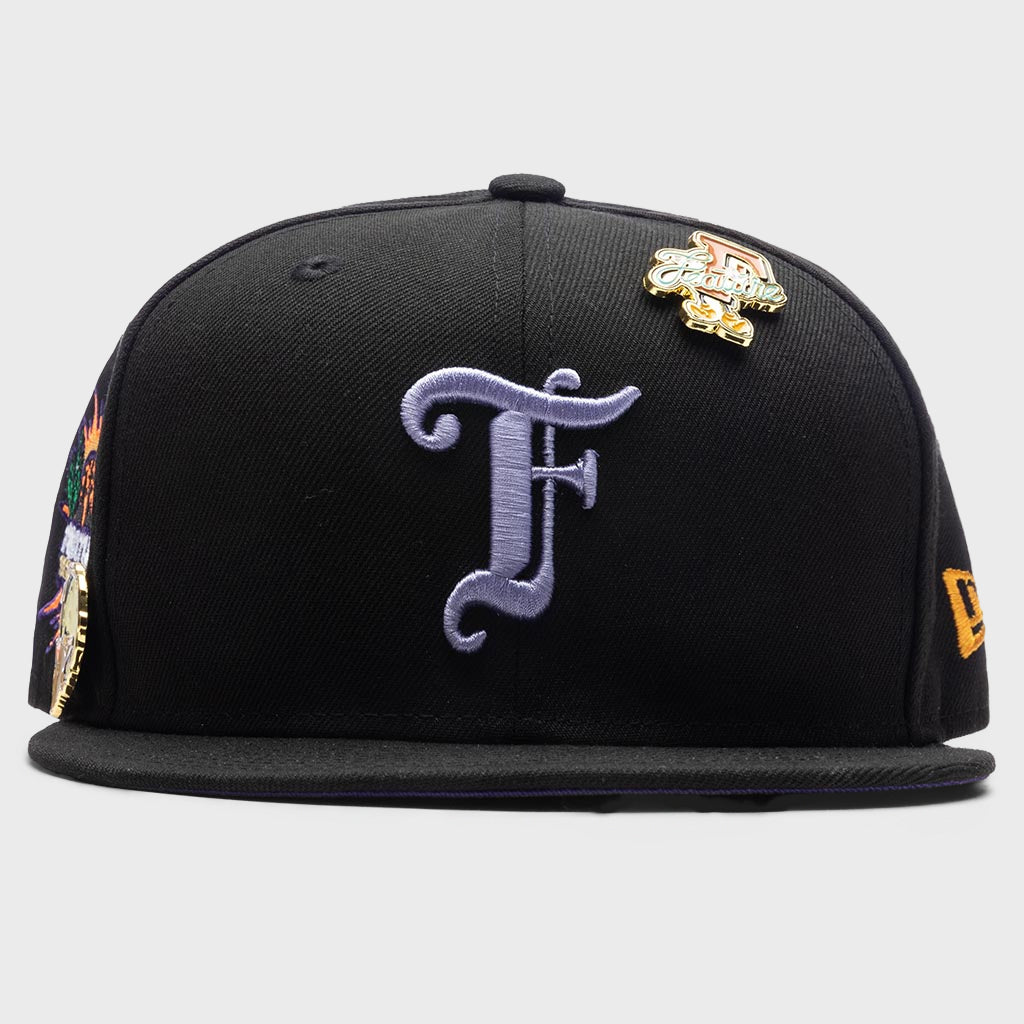 Old English Scottsdale Snapback - Black/Purple