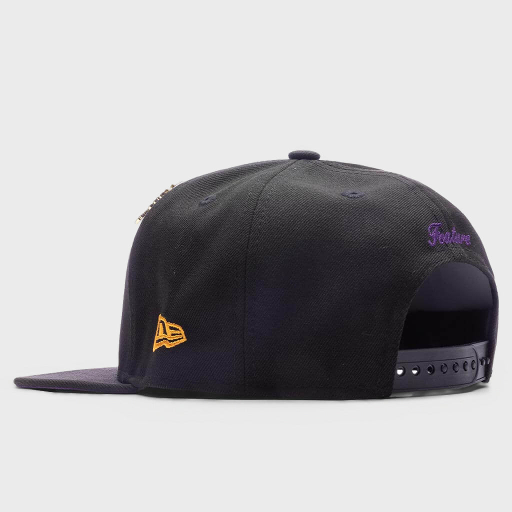 Old English Scottsdale Snapback - Black/Purple