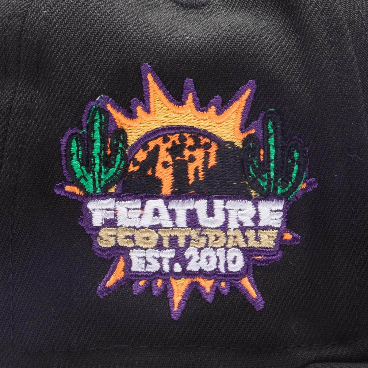 Old English Scottsdale Snapback - Black/Purple