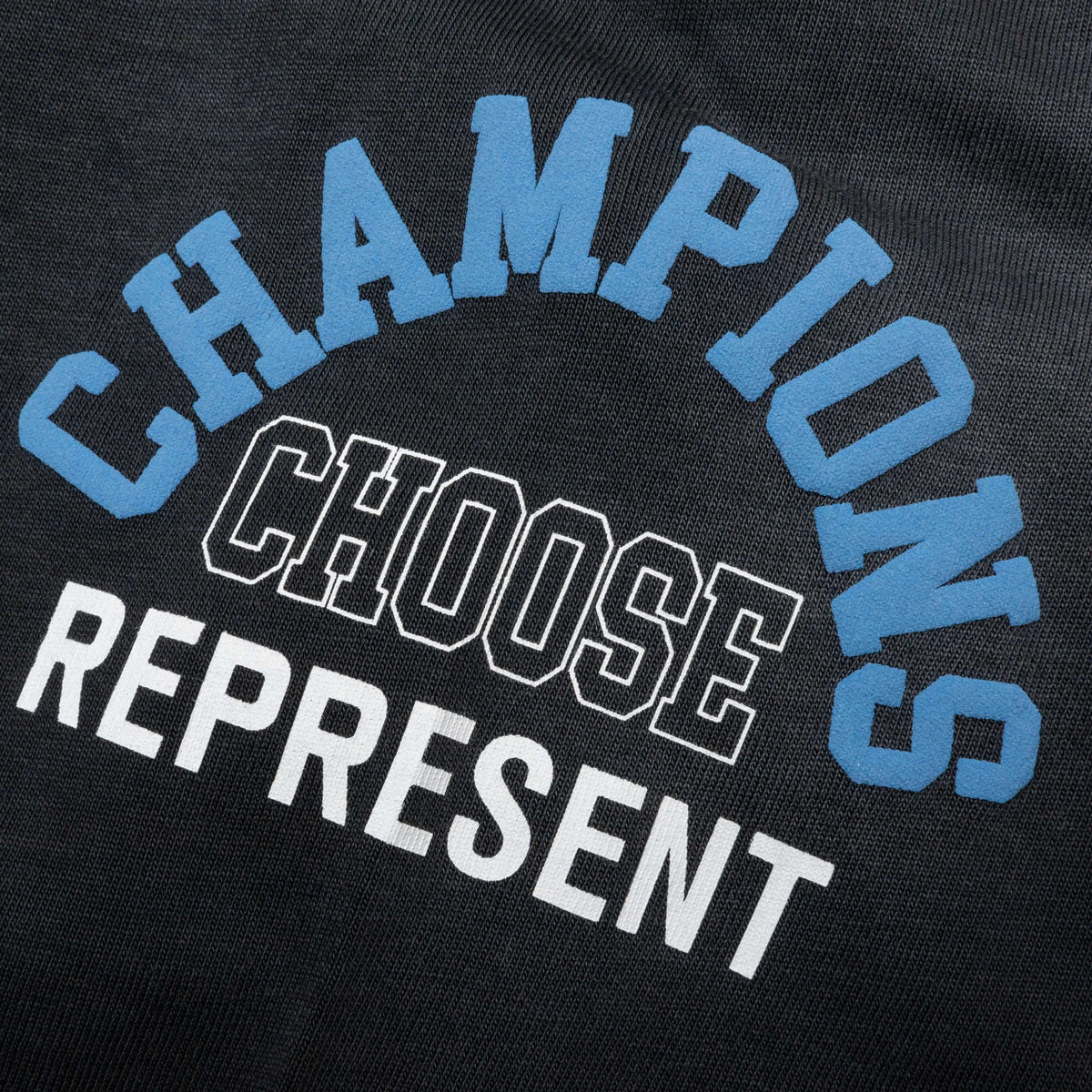 Champion Rings T-Shirt - Stained Black