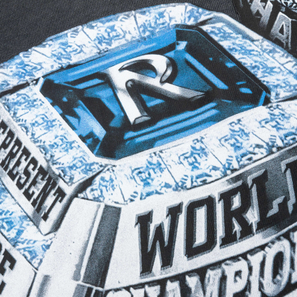 Champion Rings T-Shirt - Stained Black