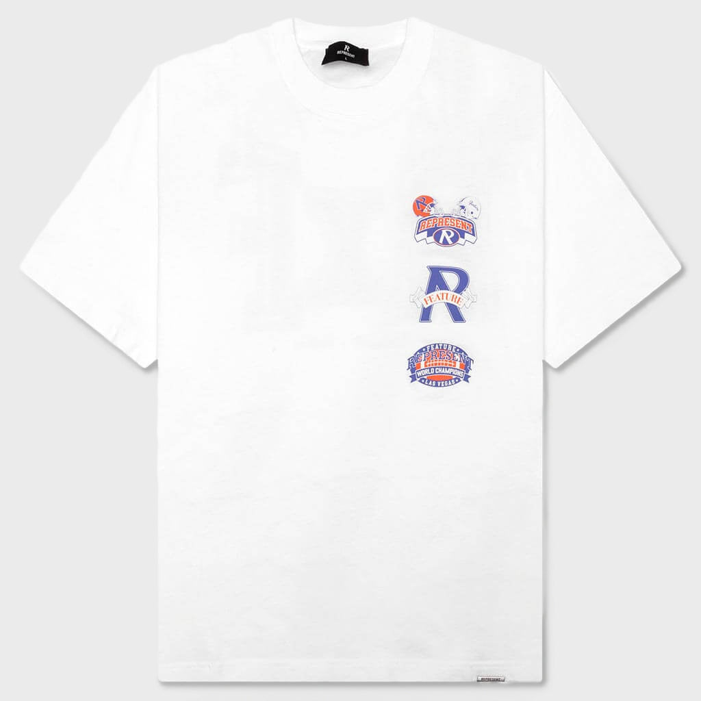 Multi Logo T-Shirt - Flat White