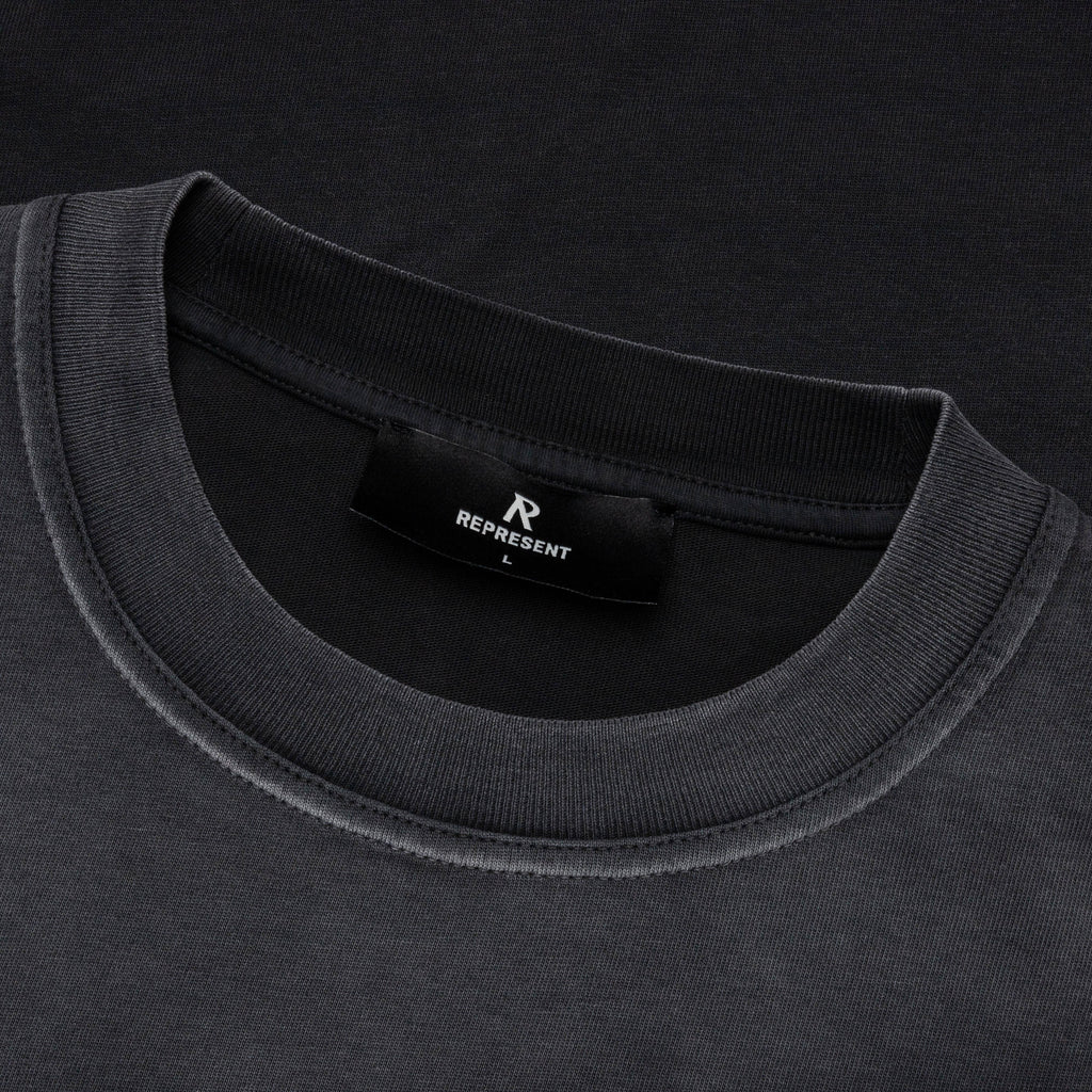 Multi Logo T-Shirt - Stained Black