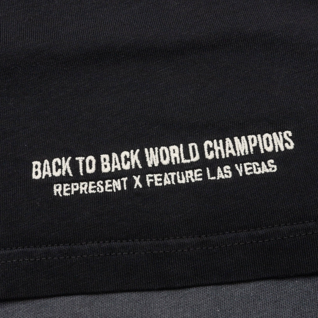 Multi Logo T-Shirt - Stained Black