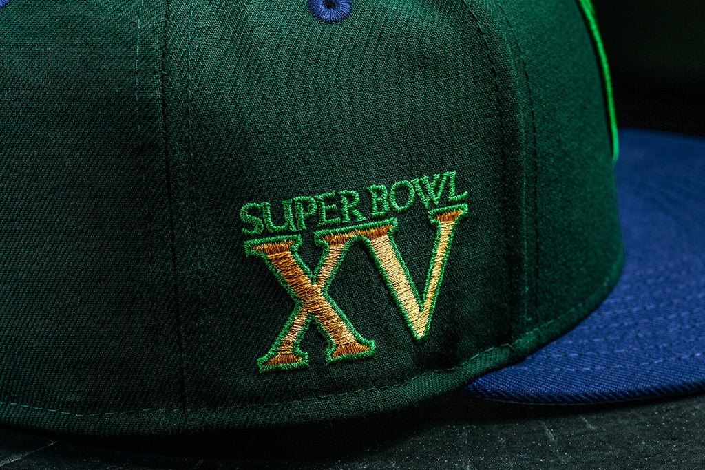 "Timepiece" Las Vegas Raiders Fitted - Green/Royal