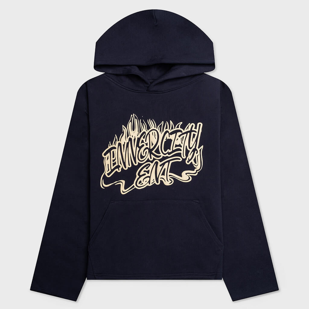 Fire Hoodie - Blue