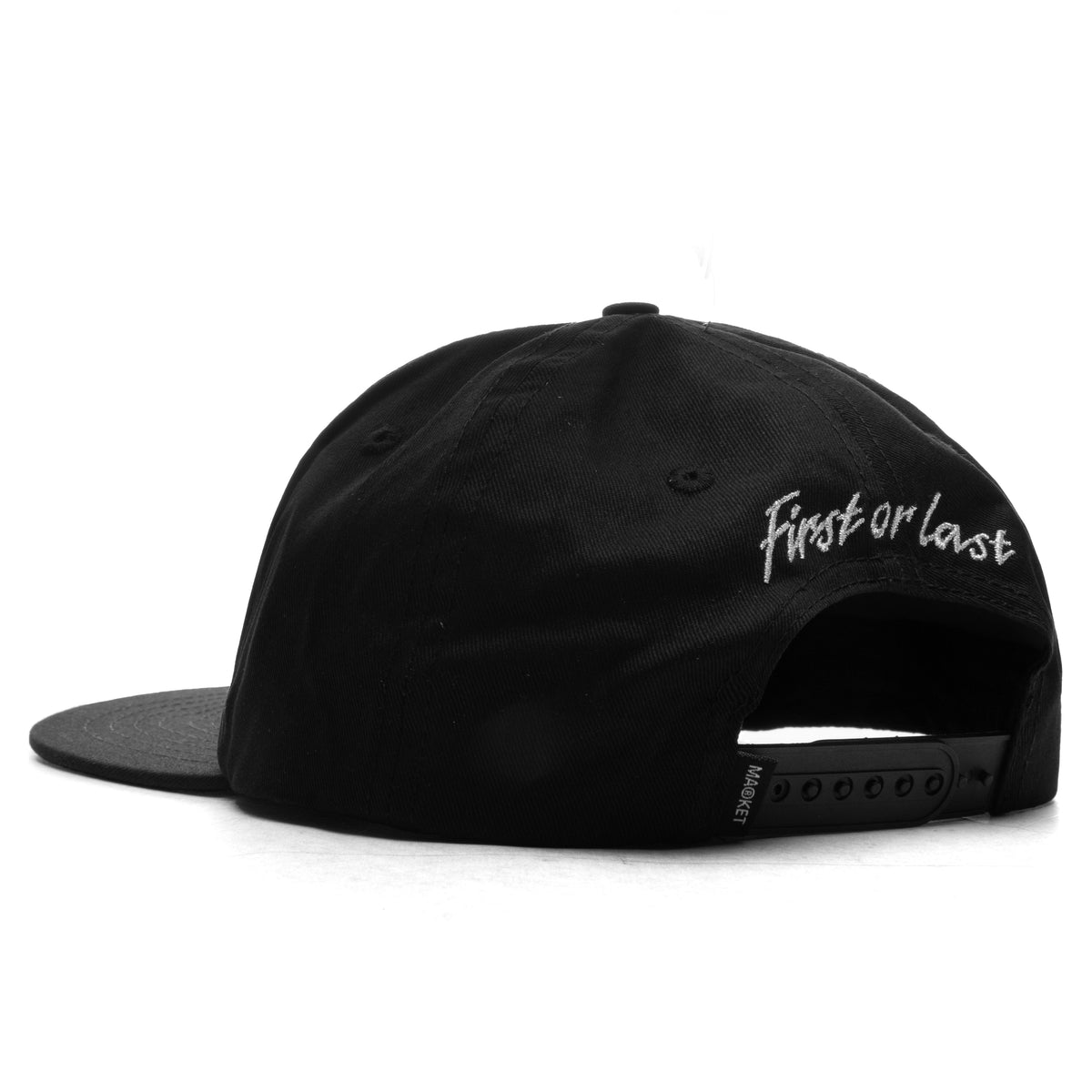 First Or Last 5-Panel Hat - Washed Black