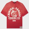 Fishing Company T-Shirt - Washed Red