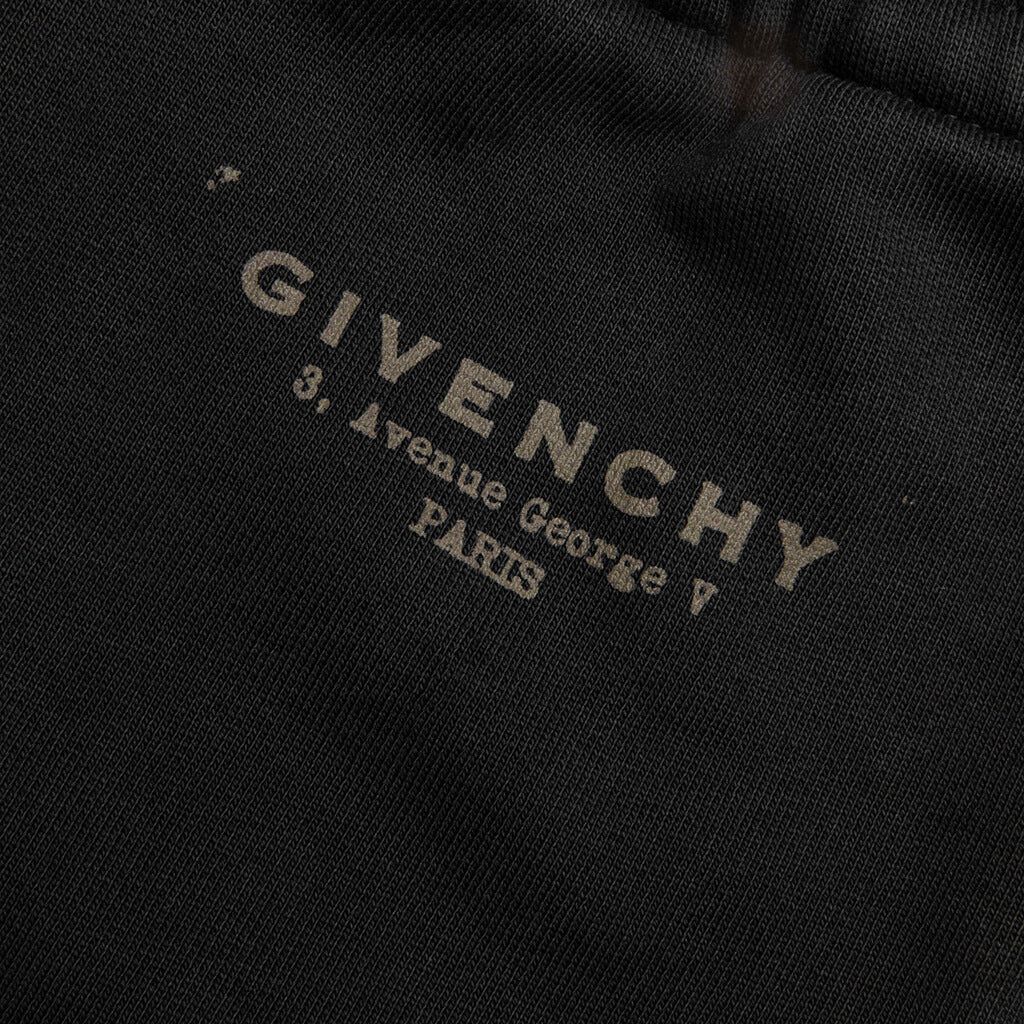 Logo Printed Track Pants - Black