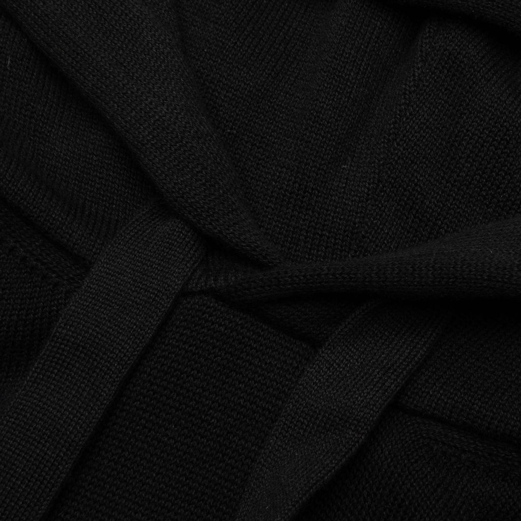 Floral Logo Hoodie - Black