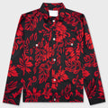 Floral Print Blouson - Red