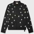 Flowers Beaded Jacket - Black
