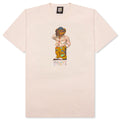 Folk Fitted Bear T-Shirt - Unbleached Cotton