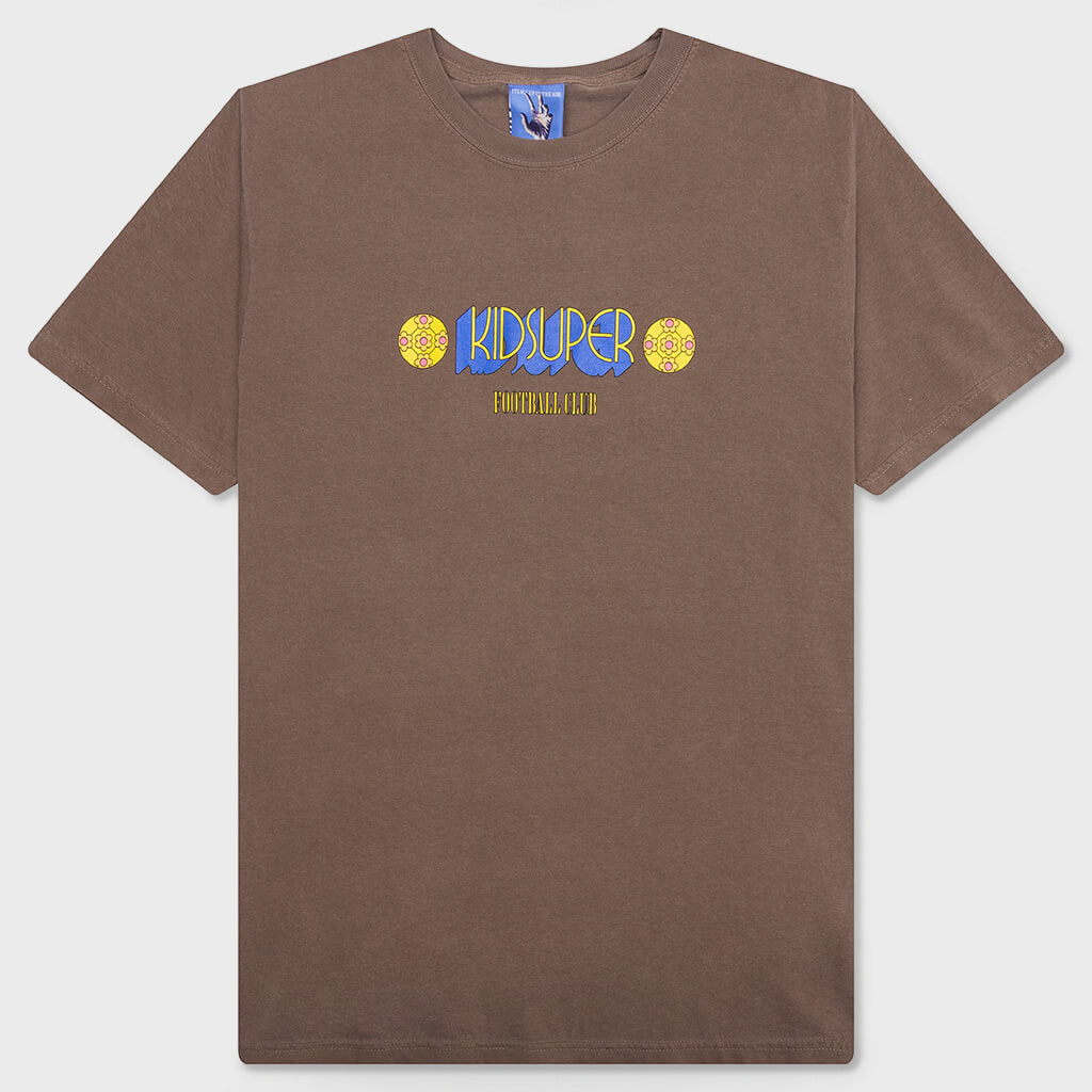 Football Club Tee - Brown