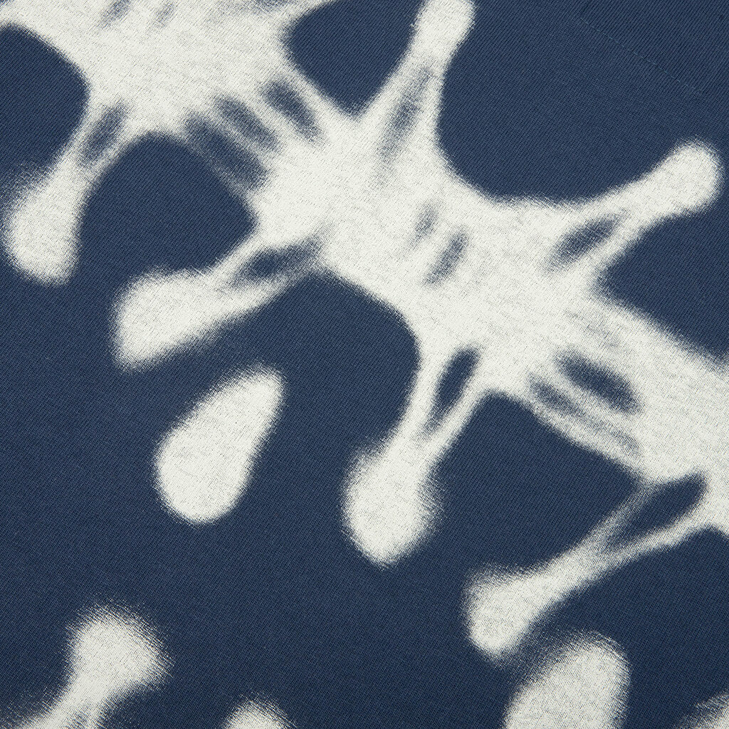 Airbrushed L/S Top - Blue