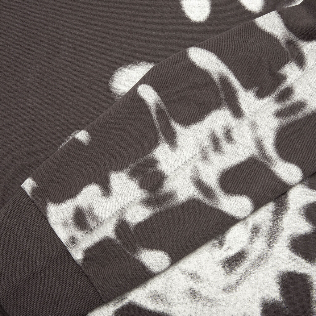 Airbrushed L/S Top - Charcoal