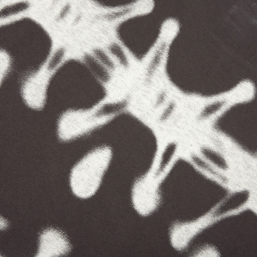 Airbrushed L/S Top - Charcoal