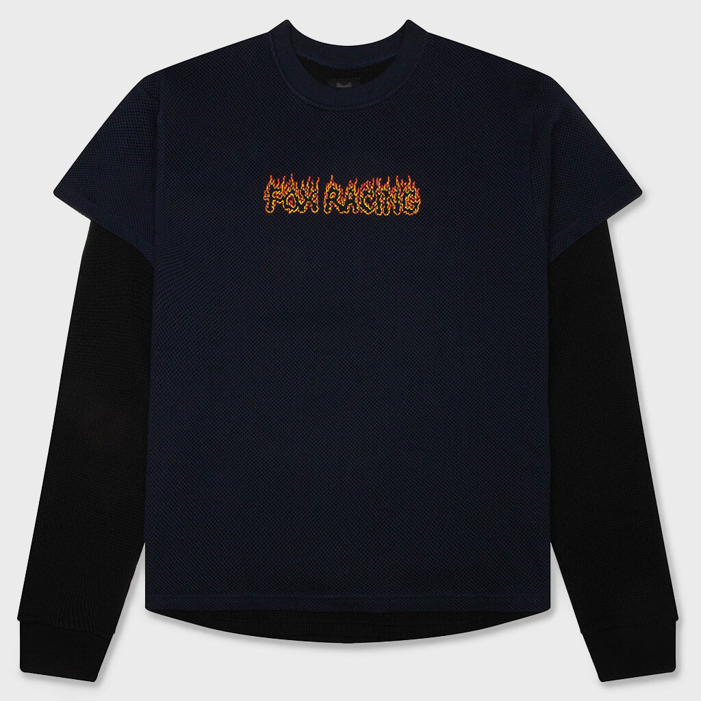 Double Layer L/S Top - Navy