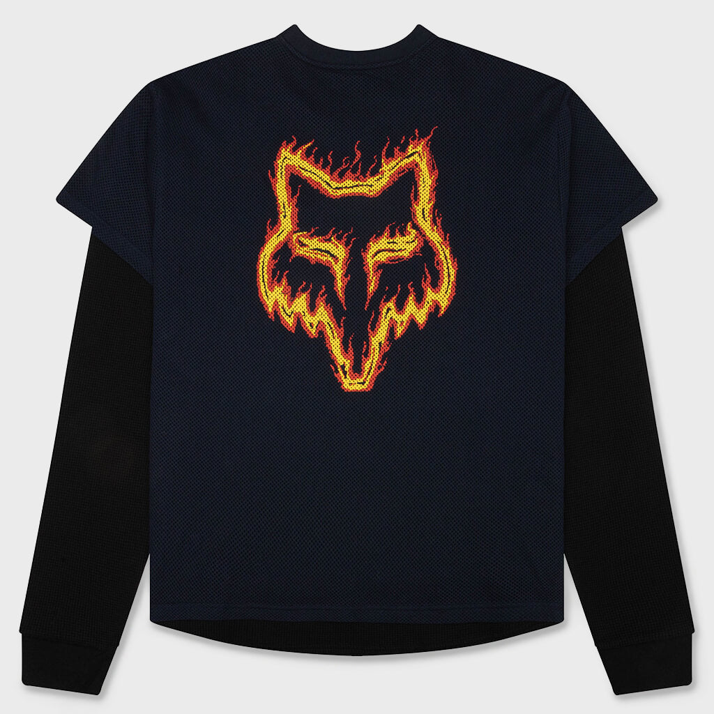 Double Layer L/S Top - Navy
